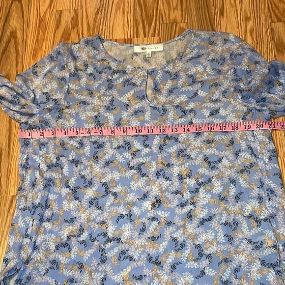 Fever Peasant Blouse, boho top, blue, Medium - Picture 5 of 9